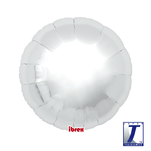 takara-ibrex-round-14-folienballon-metallic-silver-35-cm image 1