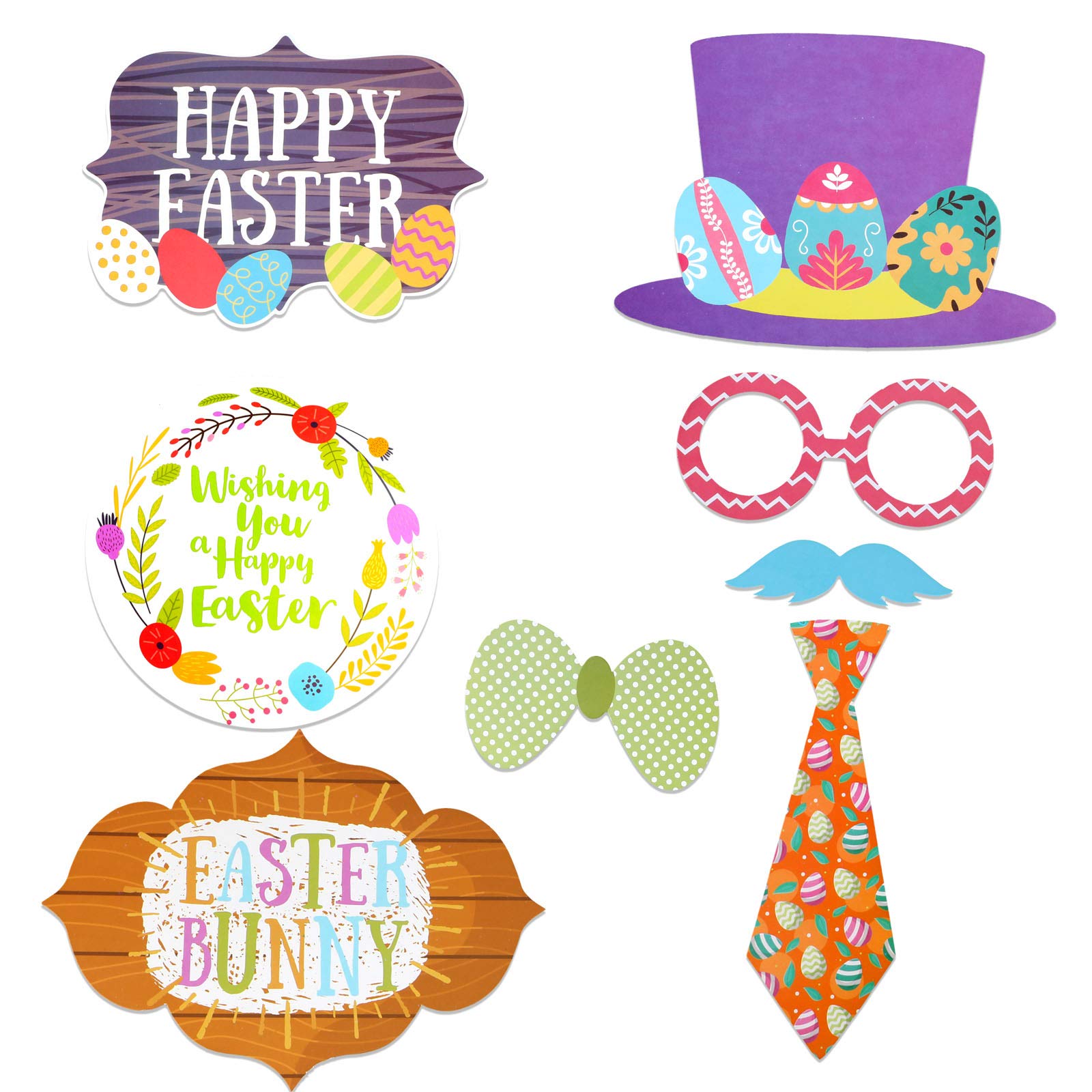 howaf-ostern-photo-booth-props-28-st-ck-foto-requisiten image 5