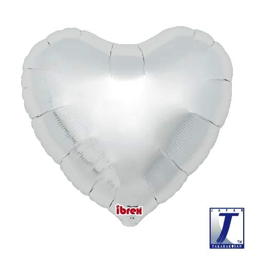 takara-ibrex-heart-14-folienballon-metallic-silver image 1