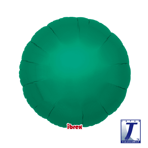 takara-ibrex-round-18-zoll-folienballon-metallic-gr-n image 1