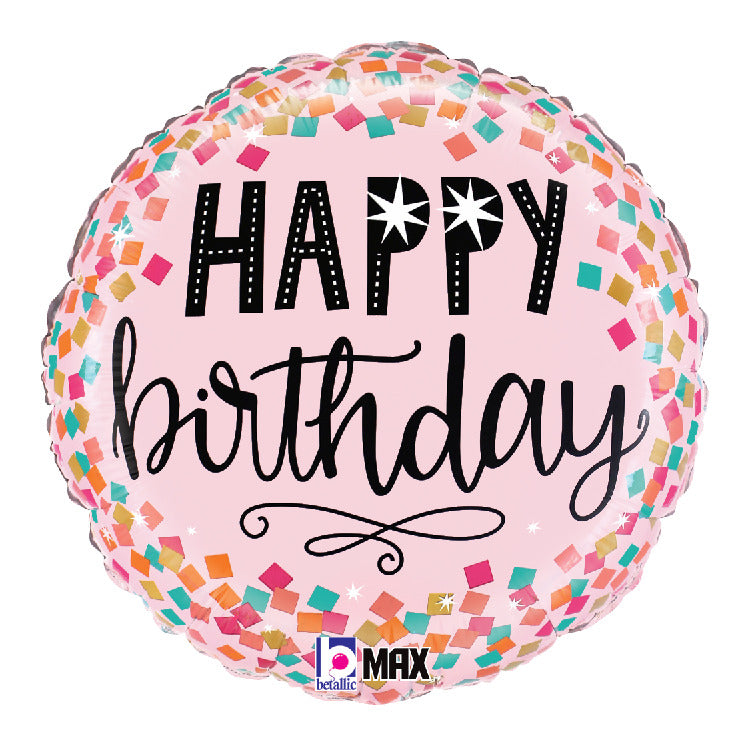 betallic-pink-confetti-birthday-folienballon-18-rosa-konfetti image 1