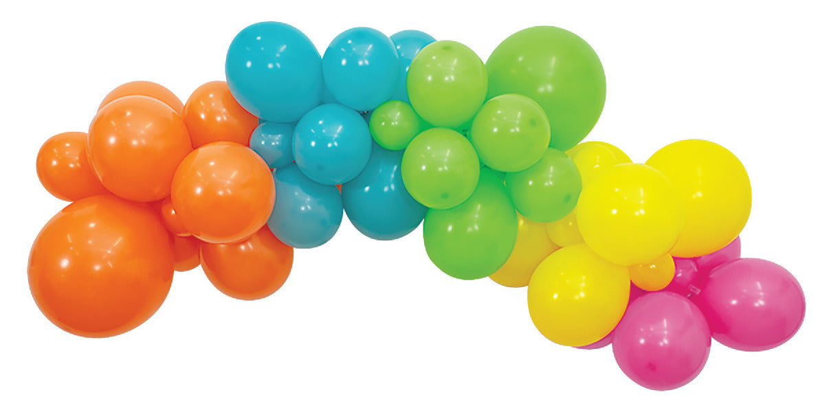 betallic-tropical-vibes-girlande-kit-67-latexballons-multi-size-bunt image 1