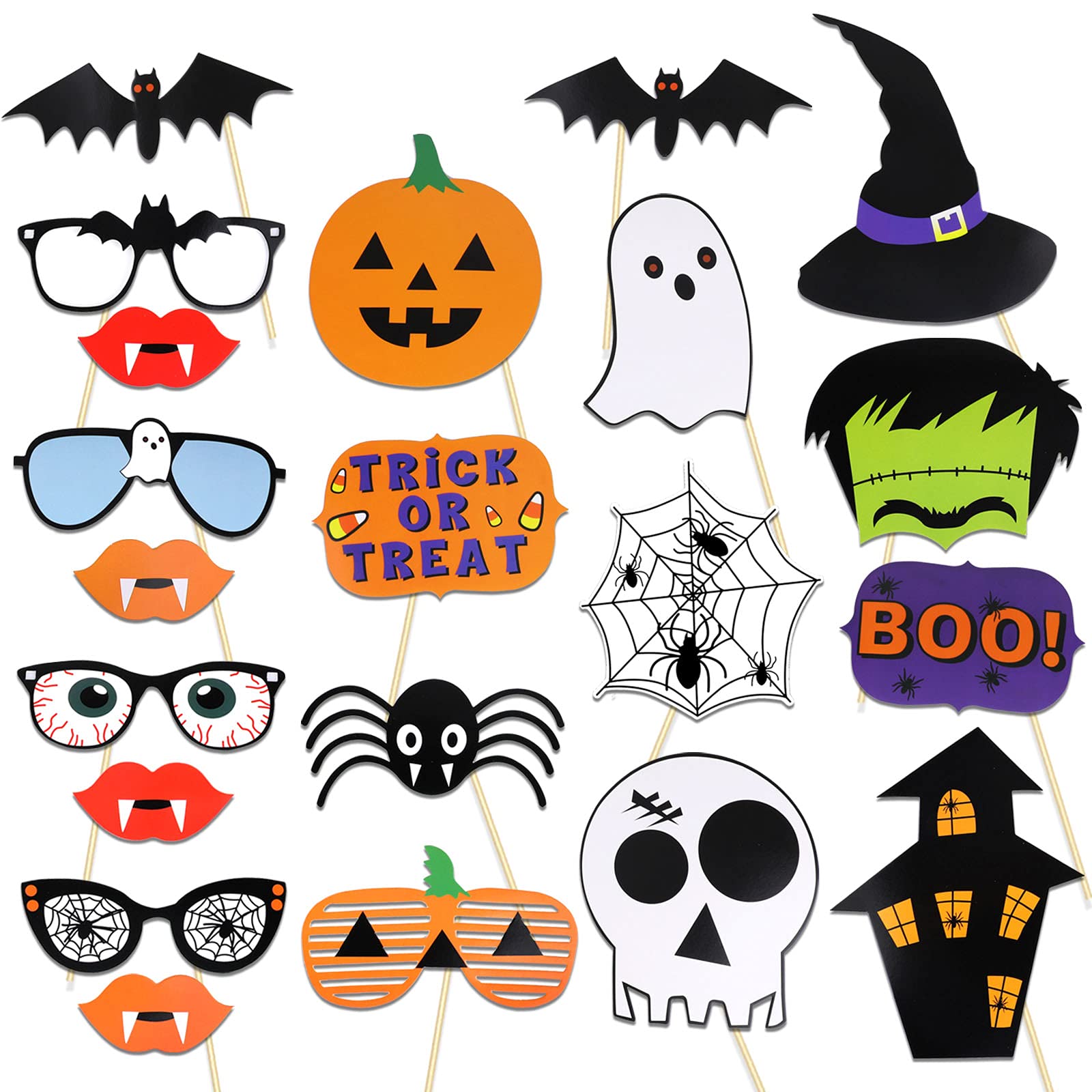howaf-halloween-fotobox-selfie-rahmen-aufblasbar-props-22-tlg image 3
