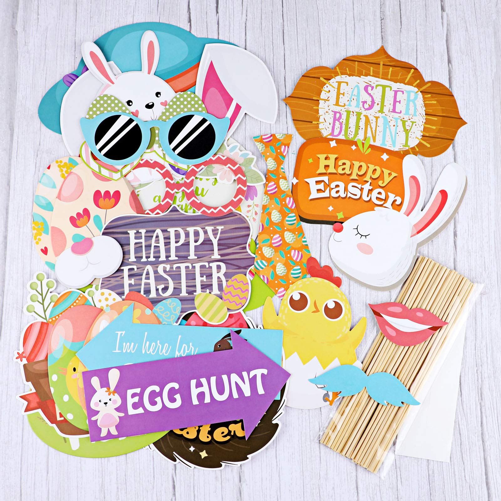 howaf-ostern-photo-booth-props-28-st-ck-foto-requisiten image 7