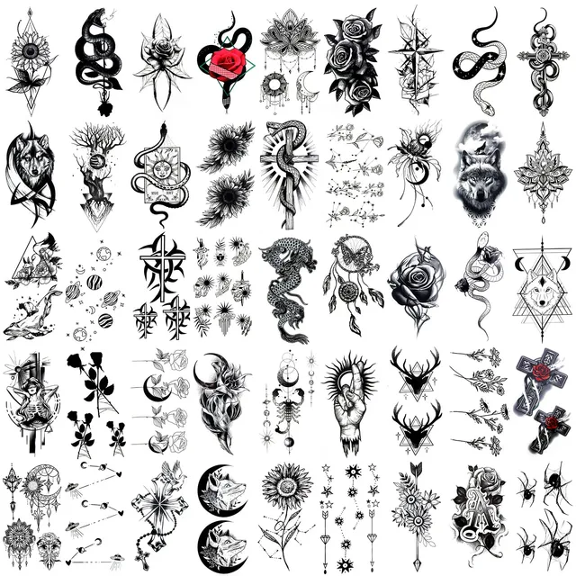 howaf-tempor-re-tattoos-45-bl-tter-schwarz-rose-tattoo image 1
