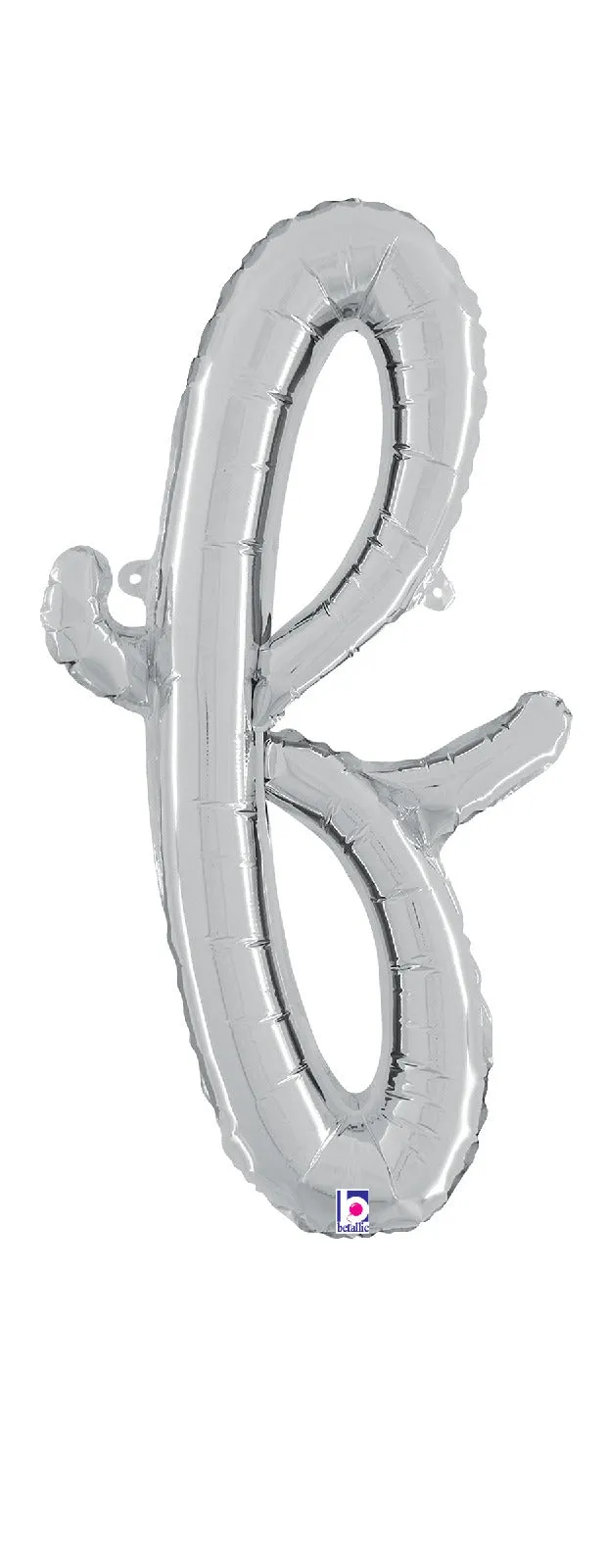 betallic-script-letter-f-folienballon-24-silber-ungeblasen image 1