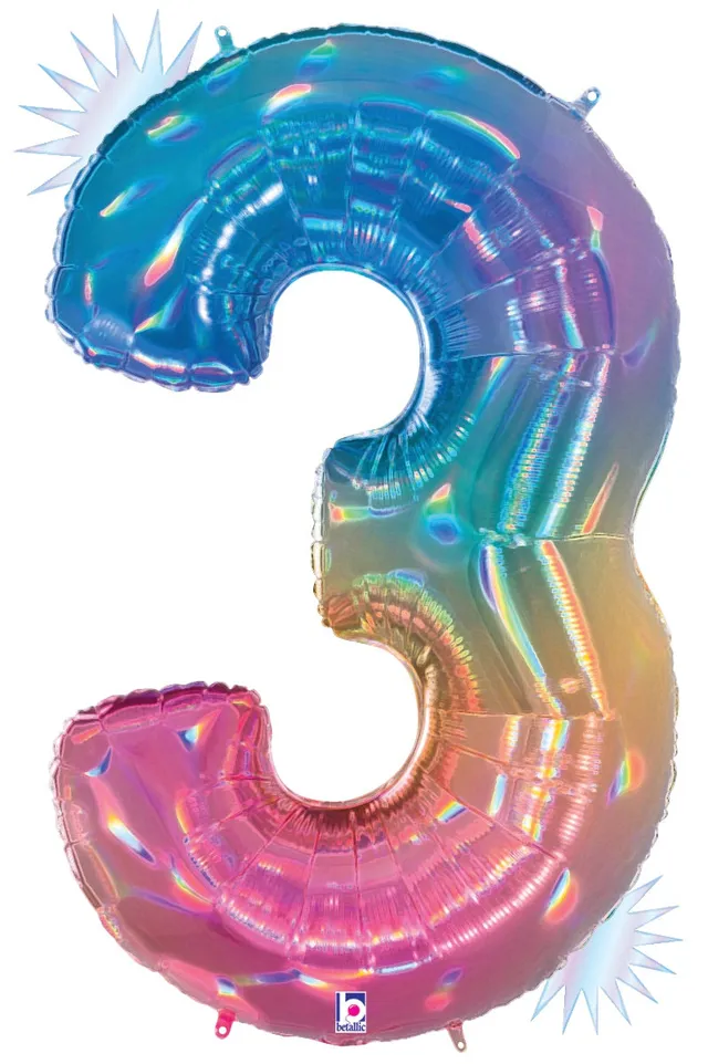 betallic-foil-zahl-3-opal-rainbow-folienballon-34 image 1