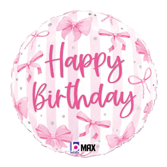betallic-pretty-pink-bow-birthday-folienballon-18-rosa image 1