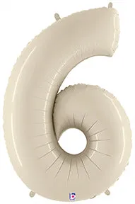 betallic-foil-balloons-number-6-white-sand-folienballon-34-zoll image 1