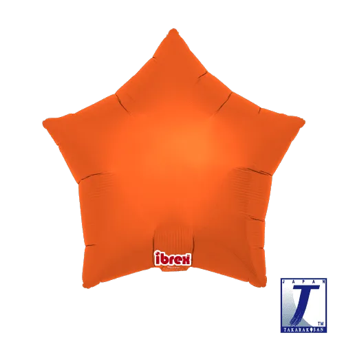 takara-ibrex-star-15-zoll-folienballon-metallic-orange image 1