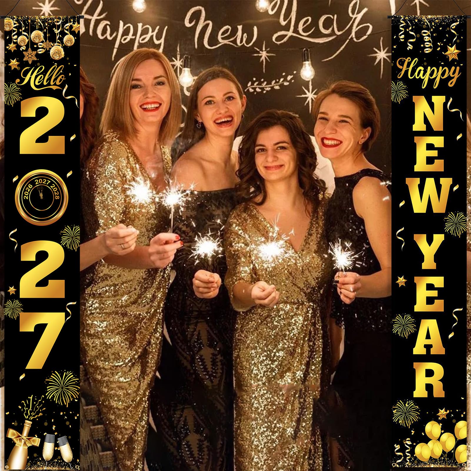 howaf-silvester-t-rbanner-set-2027-schwarz-gold-3-teilig image 5