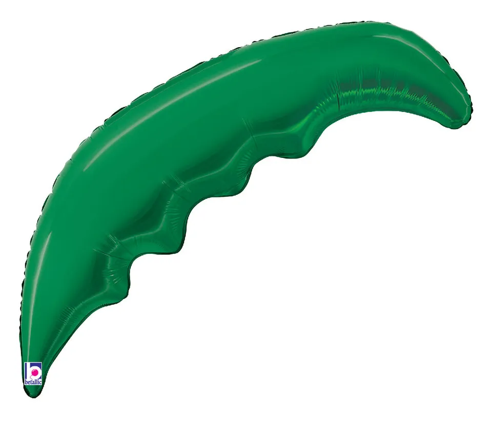 betallic-palm-frond-folienballon-33-smaragdgr-n-palmenblatt image 1