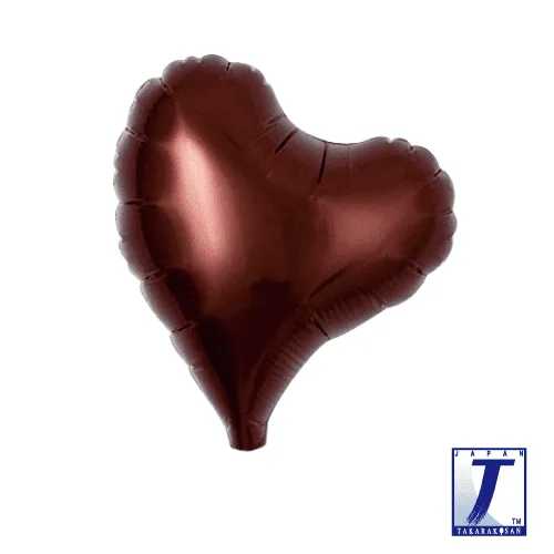 takara-ibrex-sweet-heart-mini-7-zoll-herzballon-braun image 1