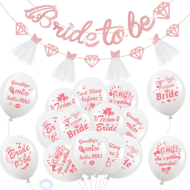 howaf-balloons-jga-set-luftballons-bride-to-be-girlande image 1