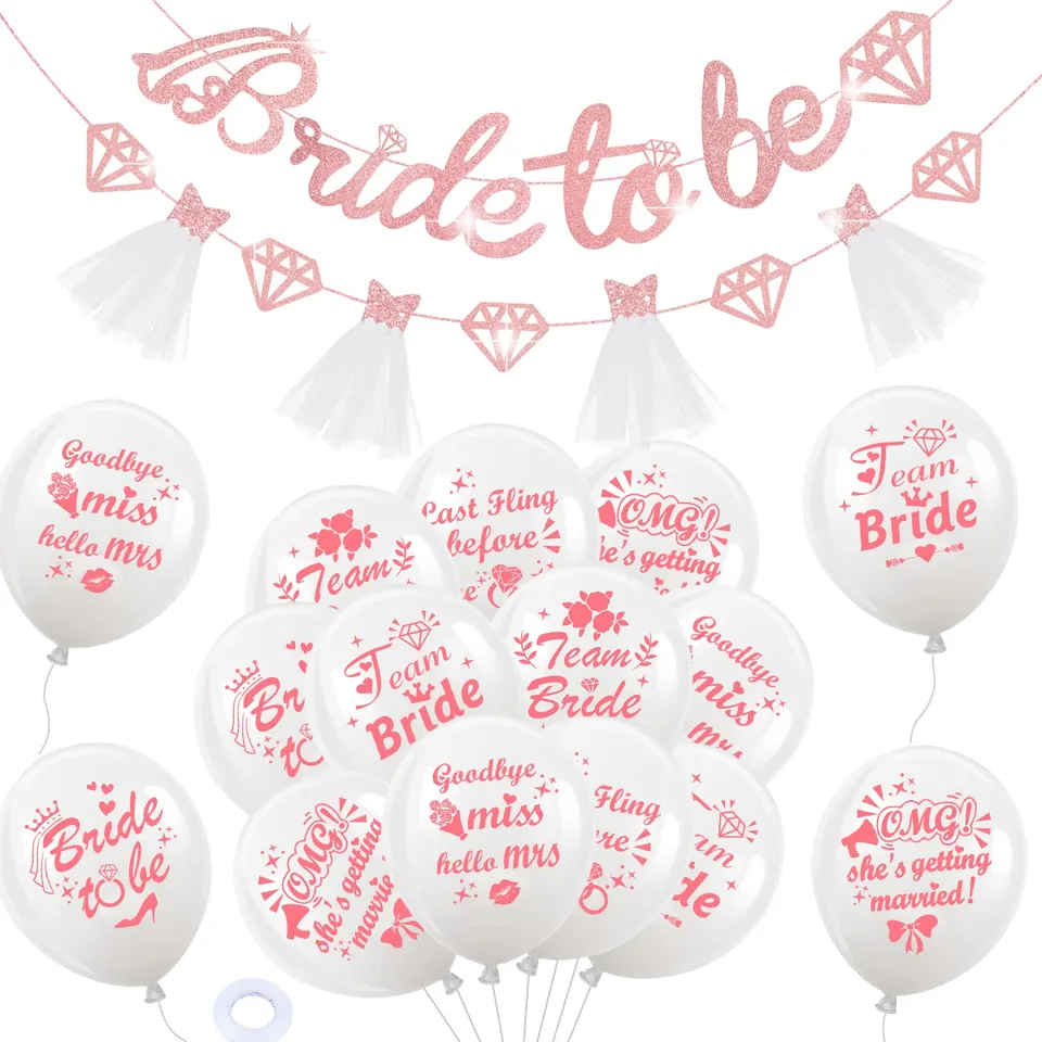 howaf-balloons-jga-set-luftballons-bride-to-be-girlande image 1