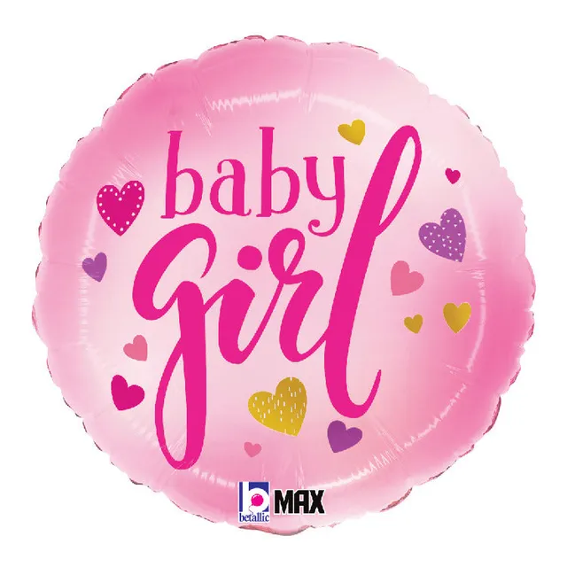 betallic-baby-girl-pink-hearts-folienballon-18-rosa-m-dchen image 1