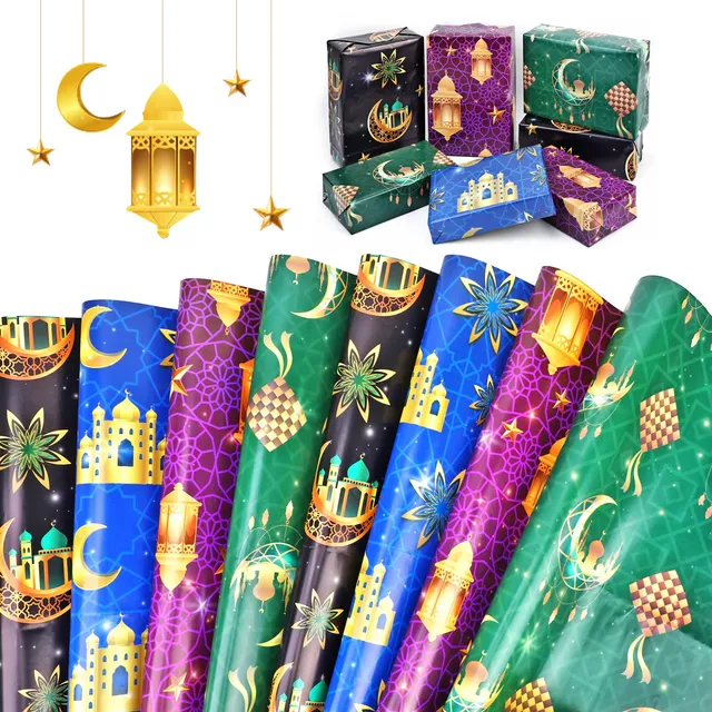 howaf-eid-mubarak-geschenkpapier-8-b-gen-50x70cm-mond image 1