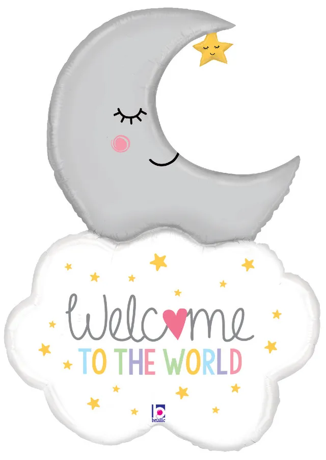 betallic-foil-ballons-welcome-baby-moon-folienballon-32-baby-blau image 1