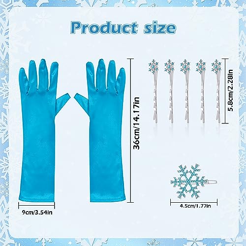 howaf-elsa-kost-m-damen-zubeh-r-set-mit-krone-blau image 7