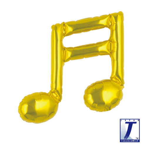 takara-ibrex-music-tone-double-folienballon-metallic-gold image 1