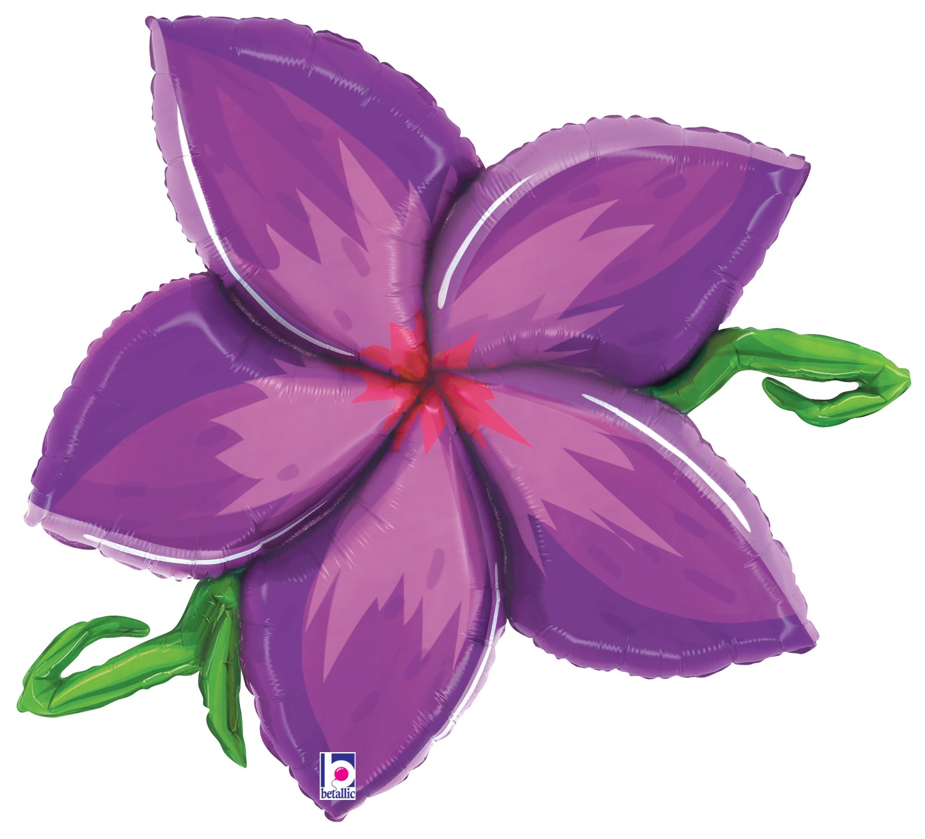 betallic-linky-plumeria-purple-folienballon-39-zoll image 1