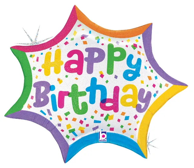 betallic-birthday-confetti-burst-folienballon-27-holografisch image 1