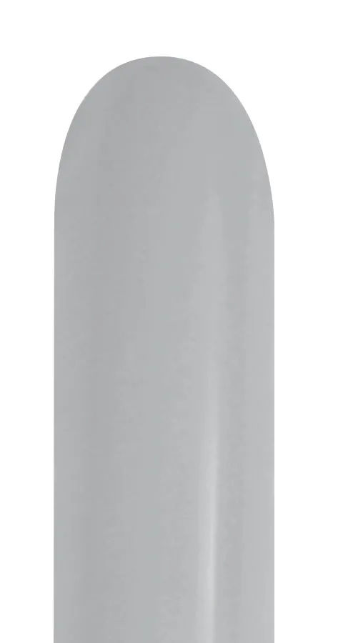 betallic-latex-deluxe-grey-entertainer-luftballon-260-50er-grau image 1