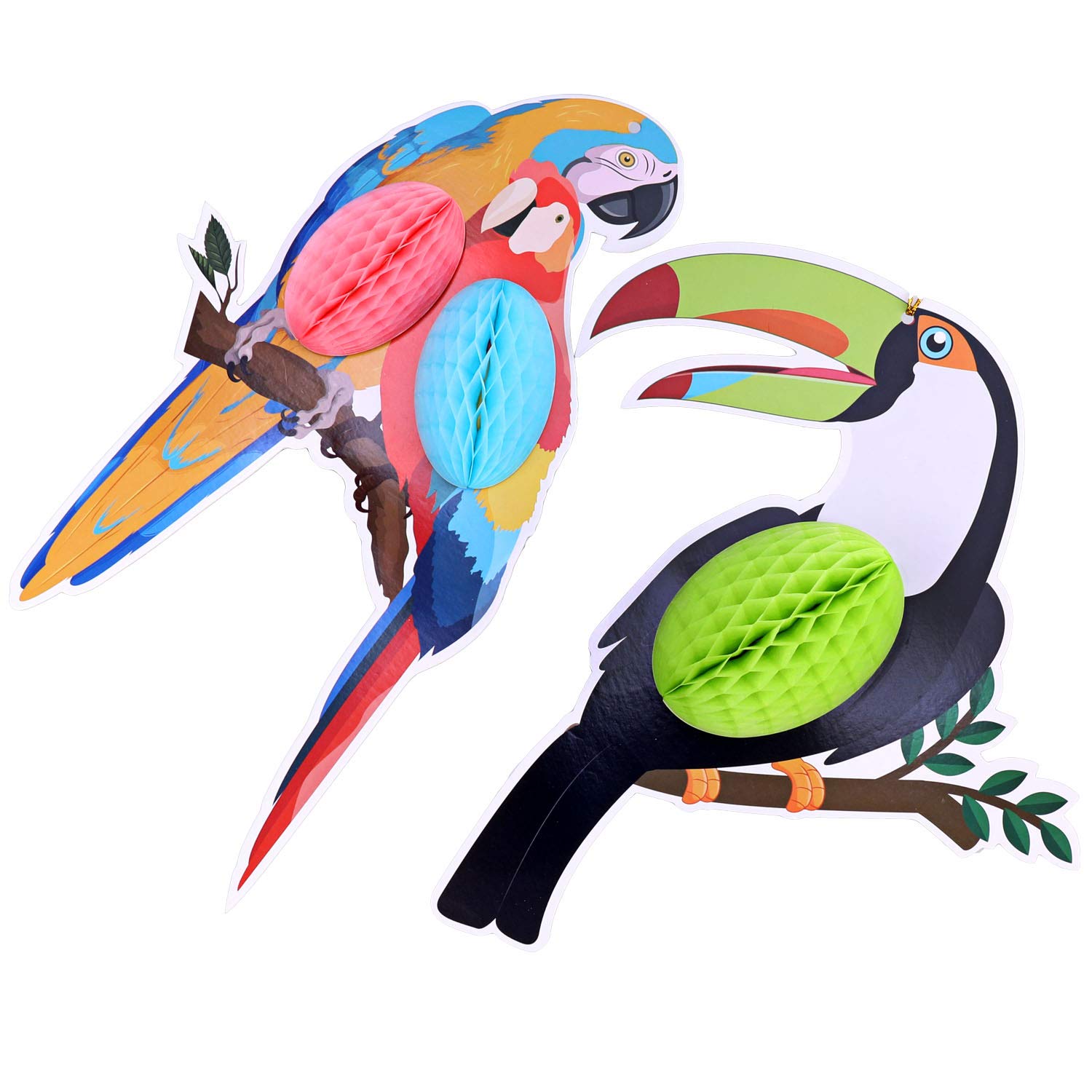 howaf-papagei-h-ngedeko-tropische-vogel-deko-6-st-ck-hawaii image 6