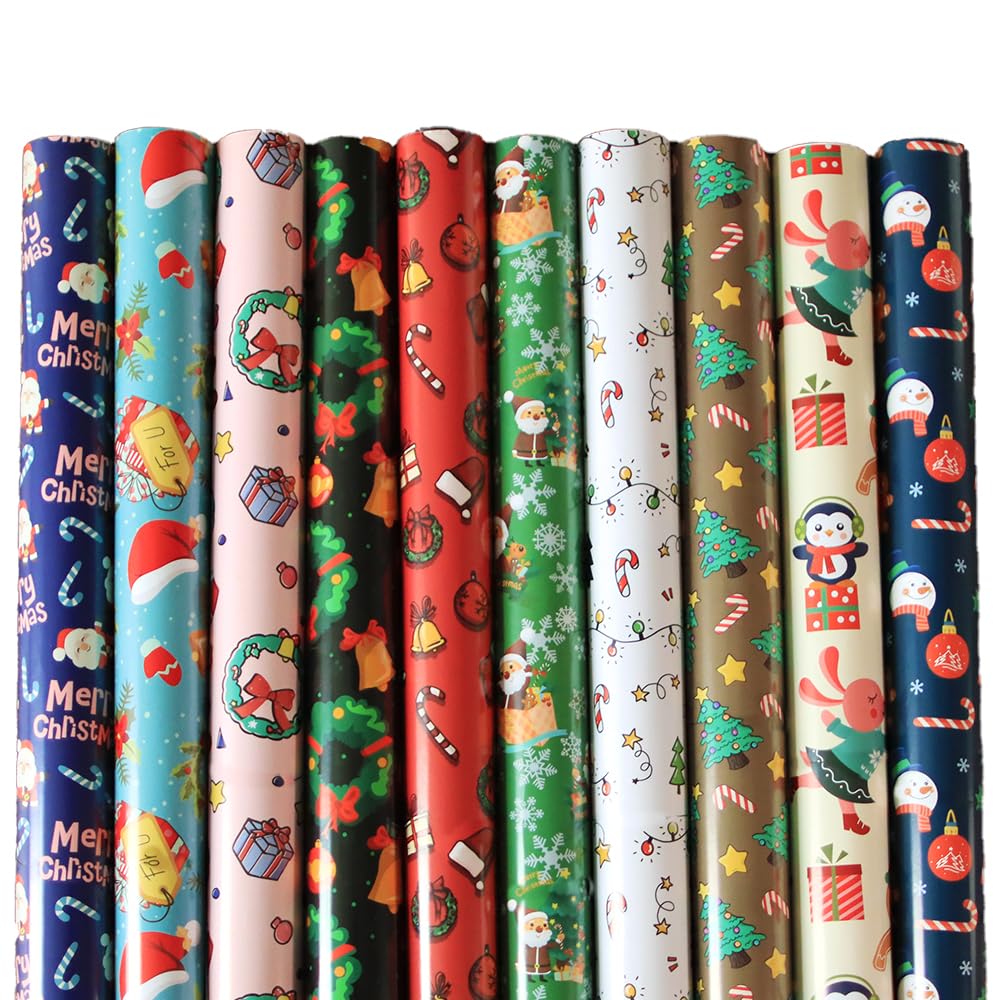 howaf-geschenkpapier-weihnachten-stile-a-12-blatt-70x50cm image 5