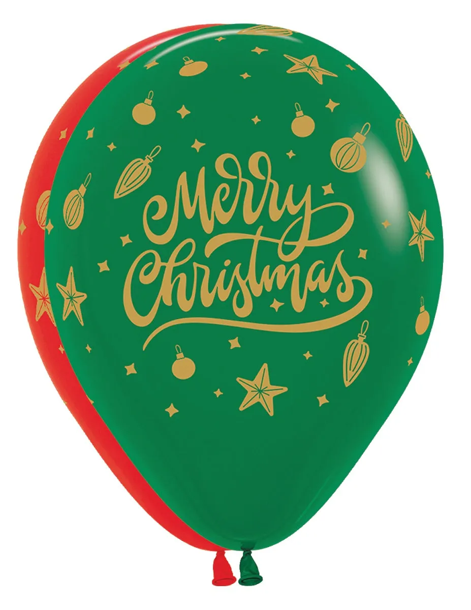 betallic-latex-balloons-merry-christmas-ornaments-luftballons-11-50er image 1