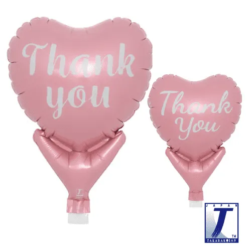 takara-upright-heart-5-folienballon-thank-you-pastel-pink image 1