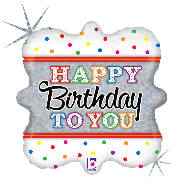 betallic-candle-birthday-to-you-folienballon-18-holografisch image 1