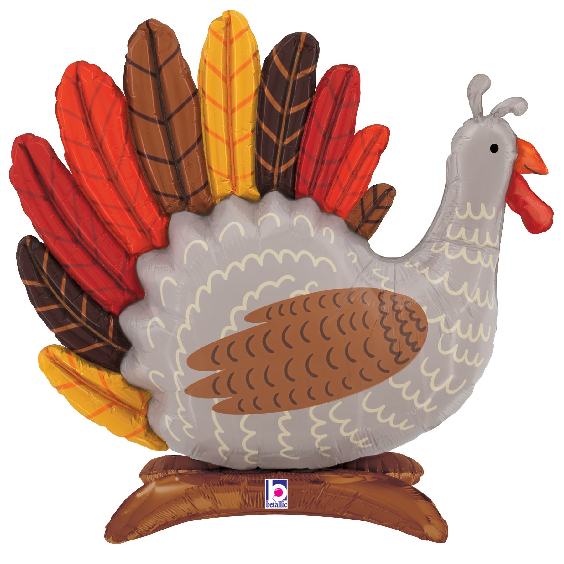 betallic-standups-turkey-folienballon-29-zoll-herbst image 1