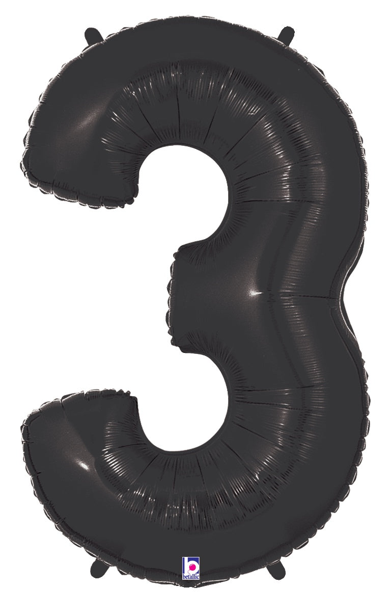 betallic-foil-balloons-number-3-black-folienballon-34-schwarz image 1