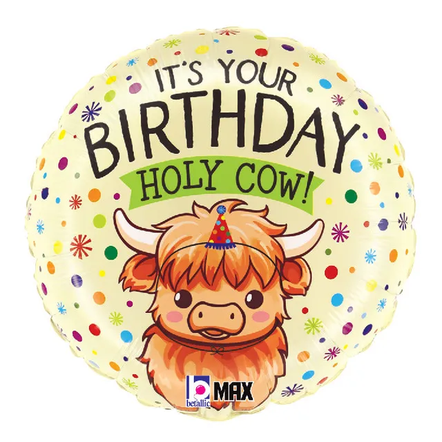 betallic-highland-holy-cow-birthday-folienballon-18-zoll image 1