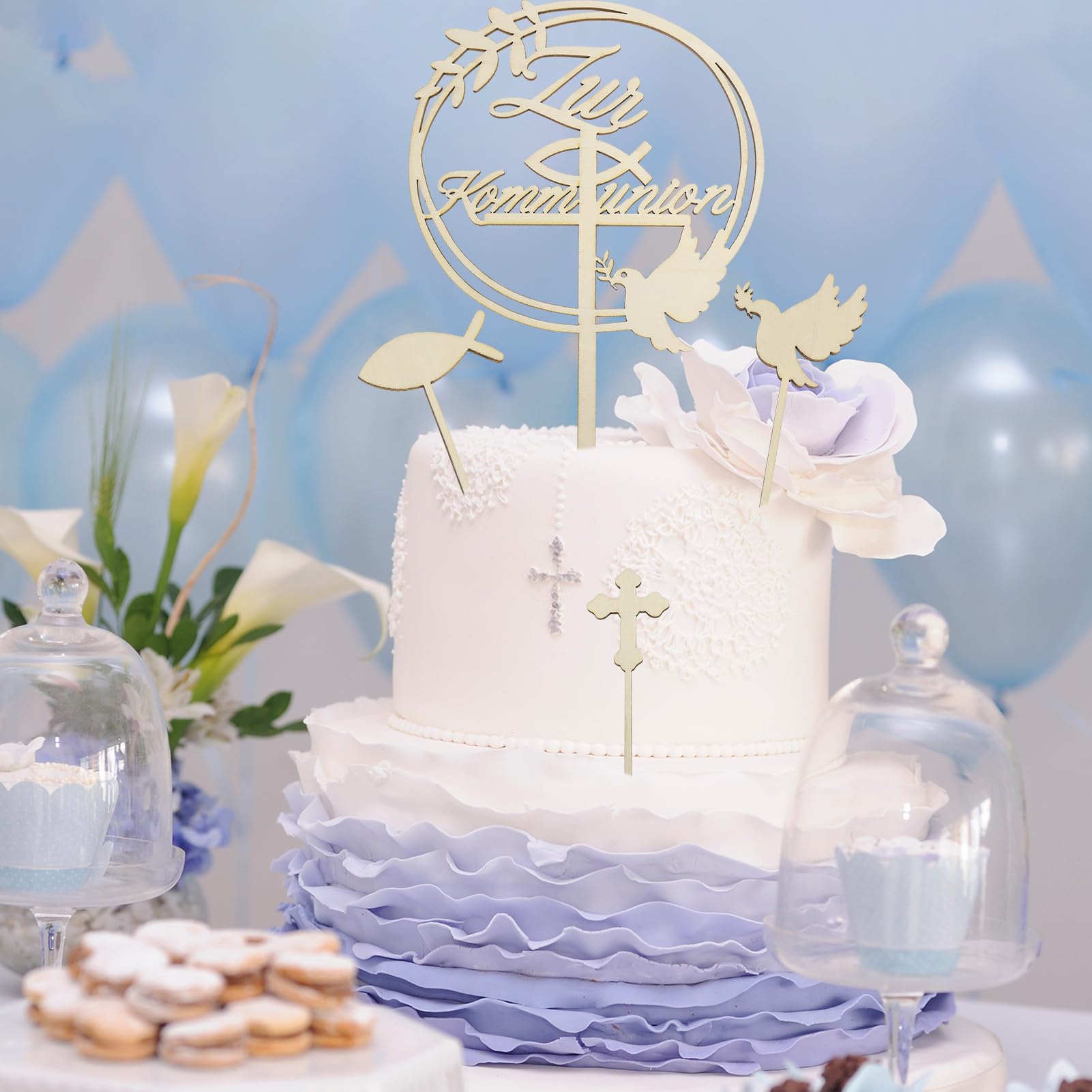 howaf-kommunion-tortendeko-cake-topper-holz-7-st-ck image 5