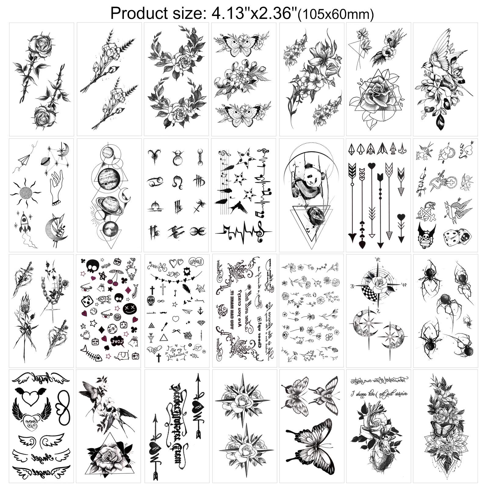 howaf-tempor-re-tattoos-schwarz-klein-60-bl-tter image 2