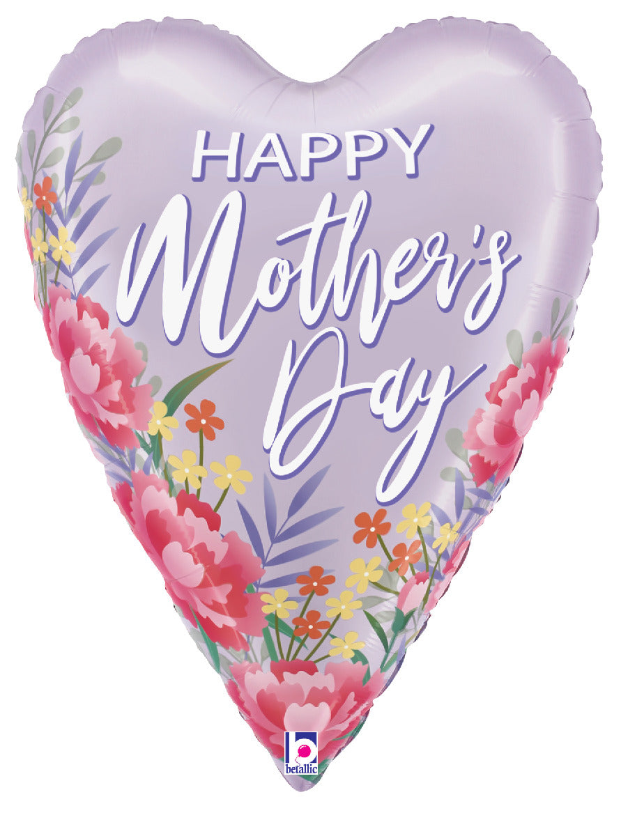 betallic-satin-floral-mother-s-day-herz-folienballon-26 image 1