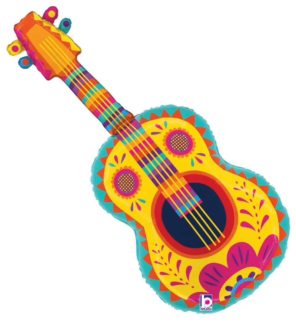 betallic-foil-balloons-festive-guitar-folienballon-35-bunt image 1
