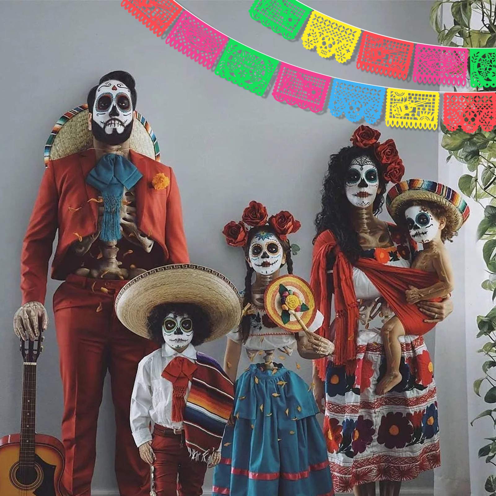 howaf-mexiko-fiesta-banner-papel-picado-2-st-ck-totenkopf image 6
