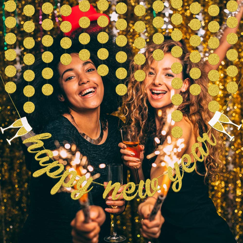 howaf-silvester-deko-2027-girlande-happy-new-year-gold image 5