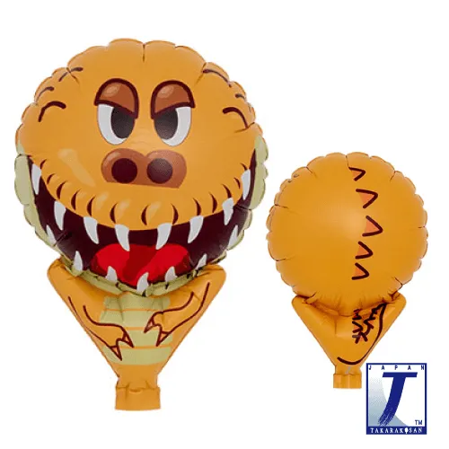 takara-upright-round-5-zoll-ballon-tyrannosaurus-gelb image 1