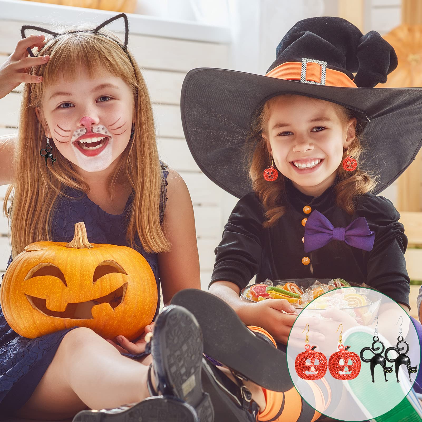 howaf-halloween-ohrringe-set-8-paare-h-ngeohrringe image 7