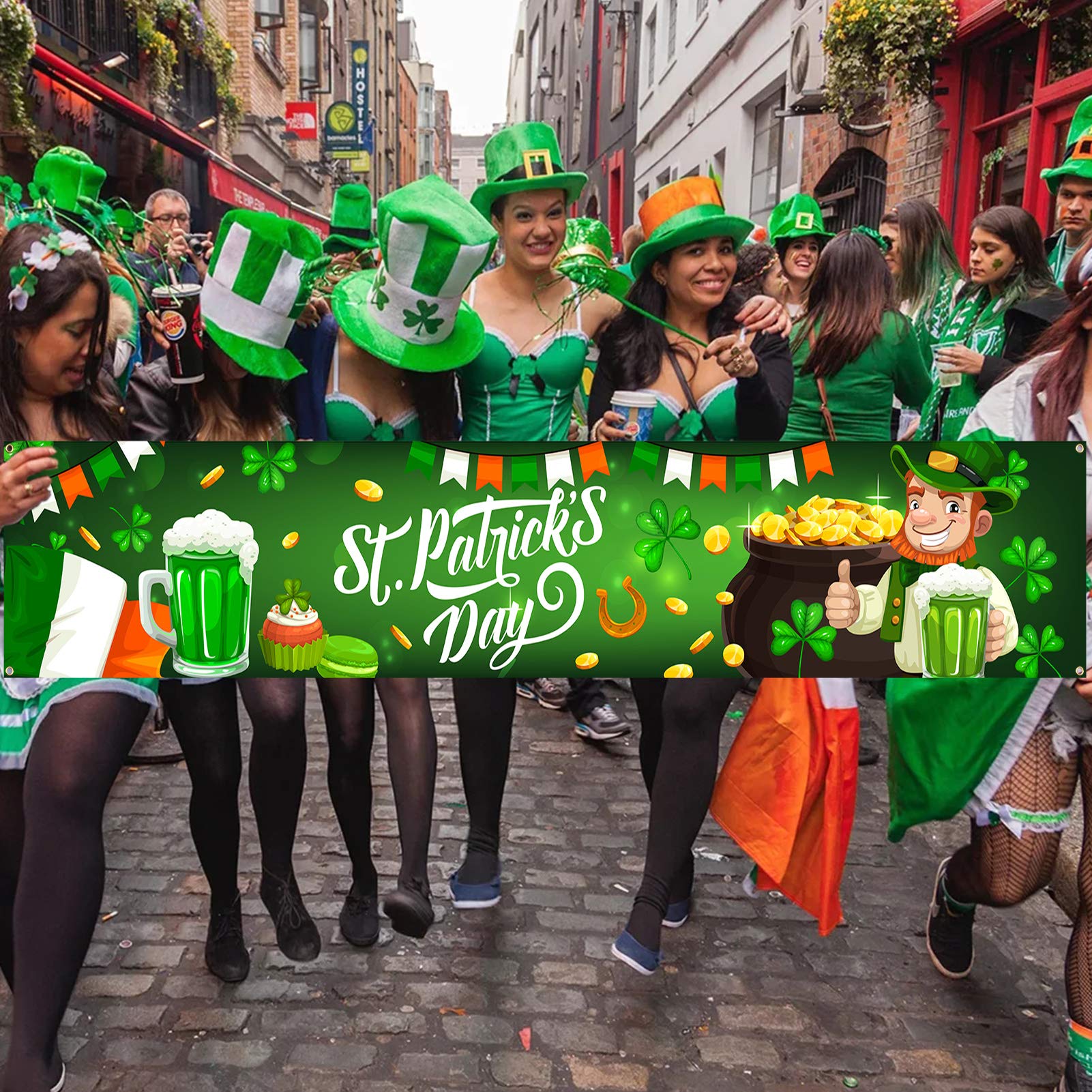 howaf-st-patricks-day-banner-stoff-gr-n-210x40-cm image 6
