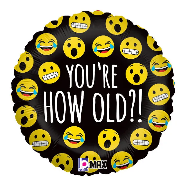 betallic-foil-balloons-emoji-how-old-folienballon-18-geburtstag image 1