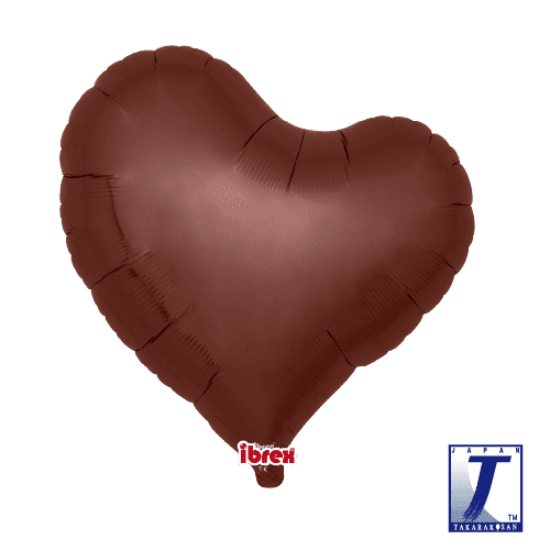 takara-ibrex-sweet-heart-folienballon-18-zoll-metallic-braun image 1