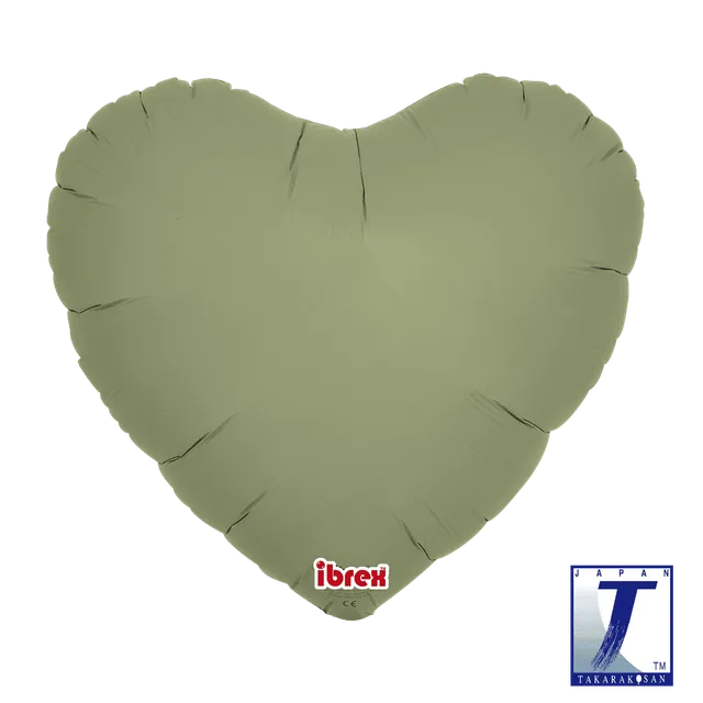 takara-ibrex-heart-14-folienballon-sage-green image 1