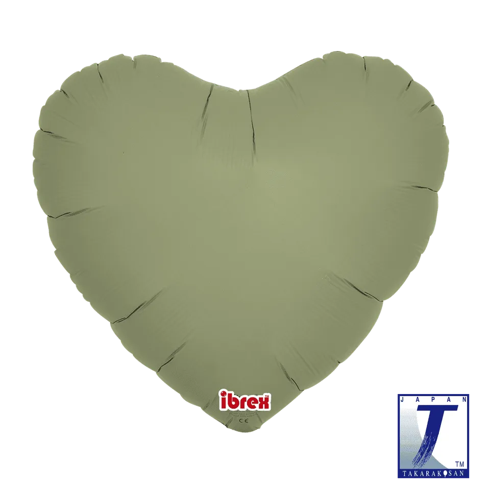 takara-ibrex-heart-14-folienballon-sage-green image 1