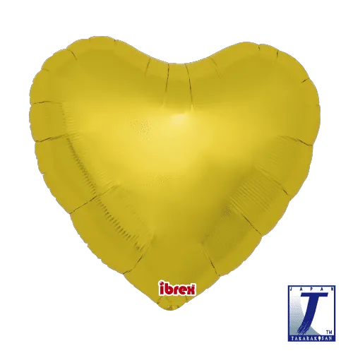 takara-ibrex-heart-18-zoll-folienballon-metallic-gold-herz image 1