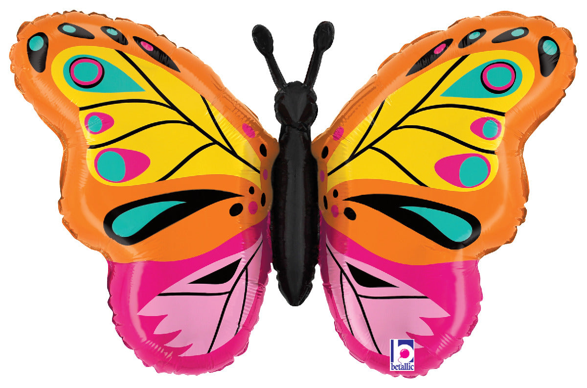 betallic-colorful-butterfly-folienballon-schmetterling-30-zoll image 2